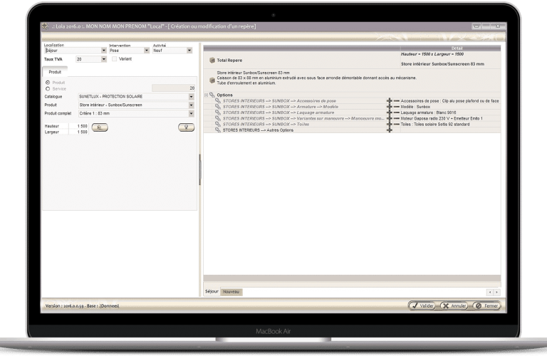 Logiciel de Chiffrage Lola