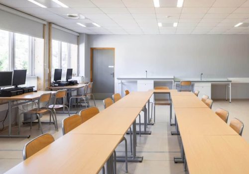 COLLEGE DE L'ESTEREL (83) – SunBox Intérieur (Treuil)