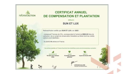 Compensation de la consommation de carburant en 2023