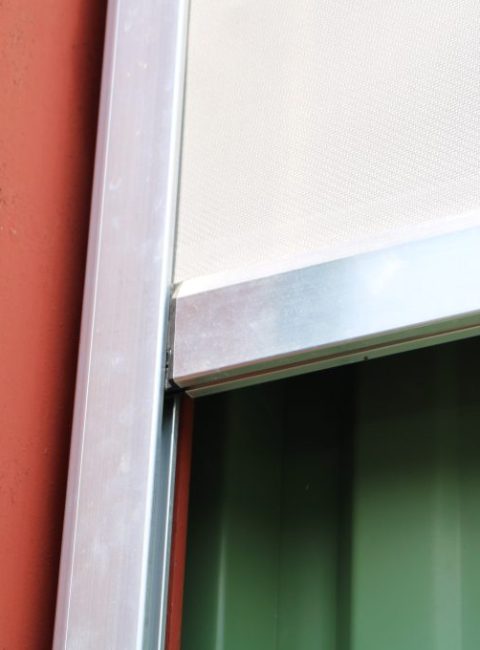 Détail lame finale de 50x18mm en alu